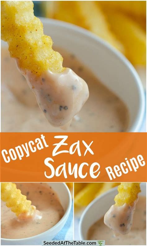 Make your own Zax Sauce and dip your chicken and fries at home using ...