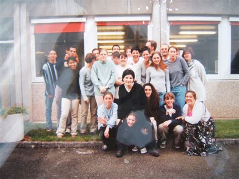 Photo de classe 2 éme année de bac pro bio industrie de 2001 Lycée