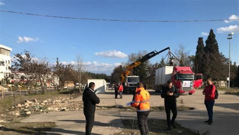 Beyo Lu Beled Yes Depremzedeler N Konteyner Ev Kuruyor Medya