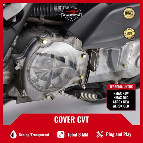 Nsa COVER CVT NMAX NEW NMAX OLD AEROX NEW AEORX OLD TUTUP CVT YAMAHA