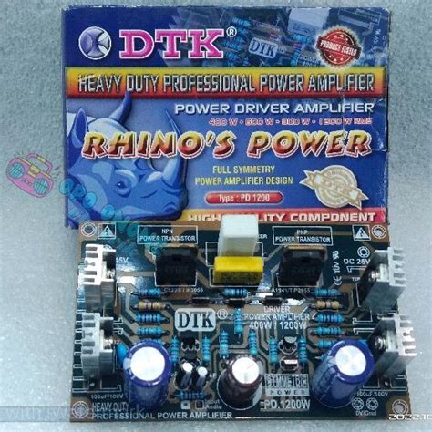 Jual Driver Power Amplifier Dtk Rhino S Type Pd Shopee Indonesia