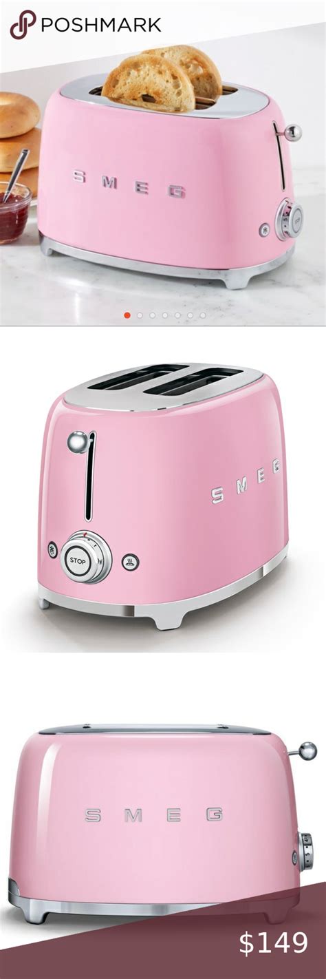 SMEG 2 slice Electric Toaster Pink gently used | Electric toaster, Smeg, Toaster