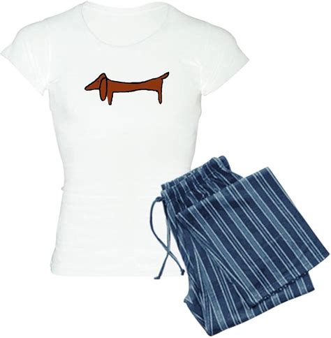 Cafepress One Weiner Dog Womens Light Pajamas Womens Pjs