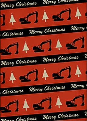 Christmas Cards Excavator Personalized For Your Business