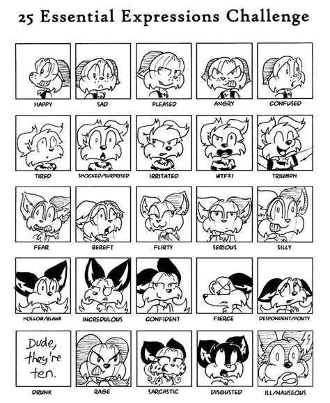 25 Expressions Challenge By Chrispco On Deviantart