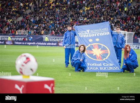 April 2 2015 A Banner With Fcsb Logo At The Begining Of The