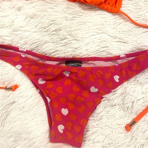 Neon Hearts Bikini Gem