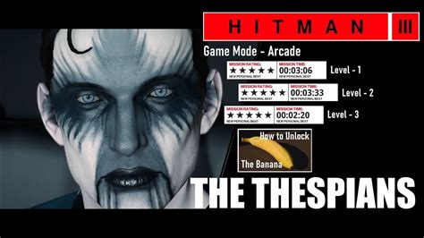 Hitman Elusive Target Arcade The Thespians All Levels Silent