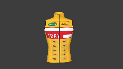 2024 TRBY DK Logoplacement Windbreaker 09061 3D Model By Konggaard