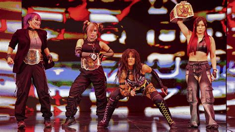 Damage Ctrl Dakota Kai Iyo Sky Kairi Sane And Asuka Wwe Photo