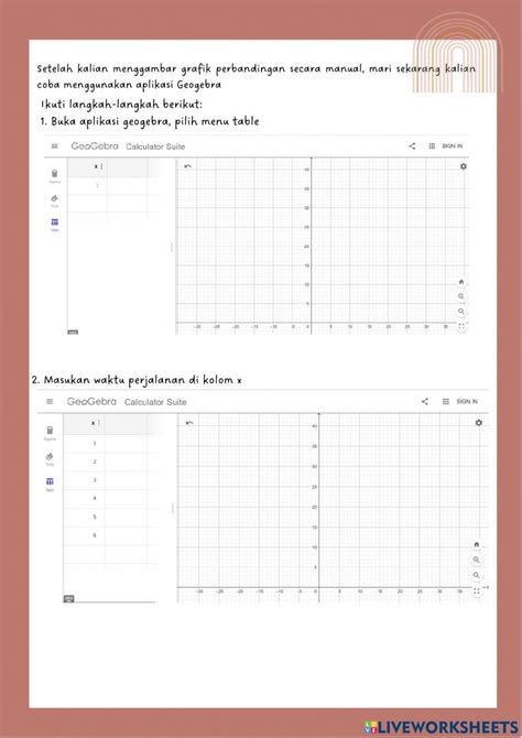 Perbandingan Berbalik Nilai Online Exercise For Live Worksheets