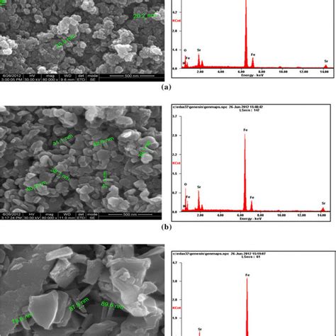 Hrsem Micrograph And Edax Spectra For The Sample Annealed At 600 °c B Download Scientific