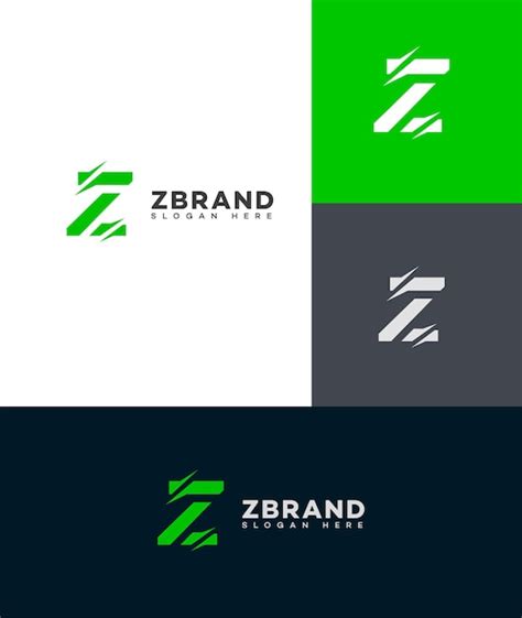 El Logotipo De La Letra Z Vector Premium