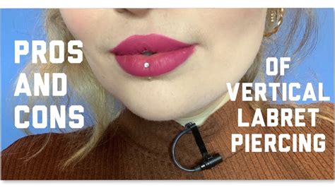 Vertical Labret Piercing Scar