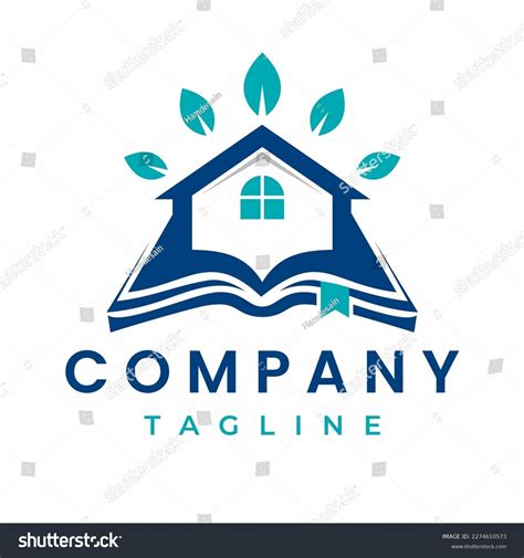 Book House Logo Design Icon Stock Vector (Royalty Free) 2274610573 ...