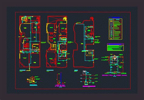 Sanitary Installation House Room DWG Block For AutoCAD Designs CAD