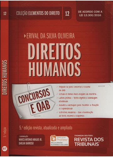 Sebo Do Messias Livro Coleção Elementos Do Direito Volume 12 Direitos Humanos