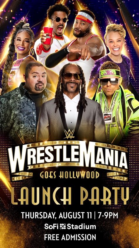 WRESTLEMANIA 39 LAUNCH PARTY LA Average Socialite