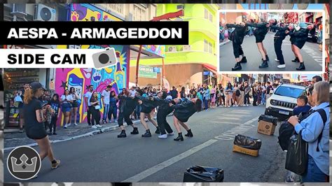 Kpop In Public Side Cam Aespa Armageddon Dance Cover By