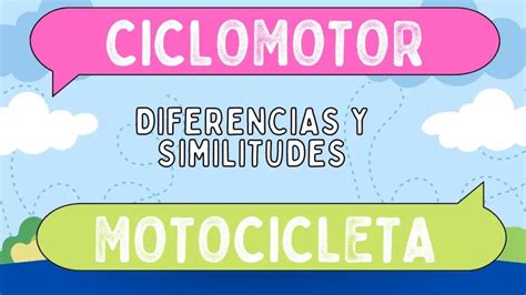 Diferencias Entre Ciclomotor Y Motocicleta