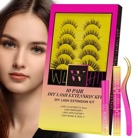 Makeup Lash Extension Kit 1 Pairs 5 Styles Eyelash Clusters Kit