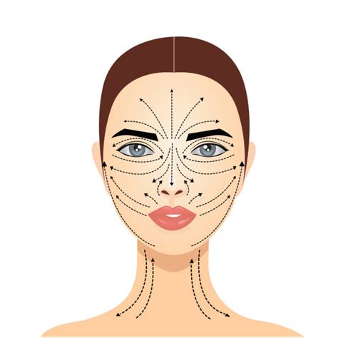 4 600 Massage Visage Femme Stock Illustrations Graphiques Vectoriels