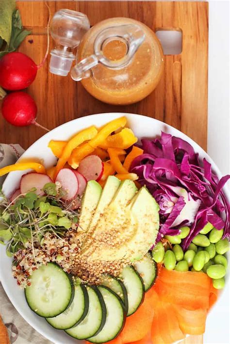 Rainbow Buddha Bowl Gluten Free My Darling Vegan