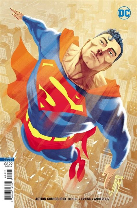 Action Comics 2016 1010 Vf Nm Francis Manapul Variant Cover Dc