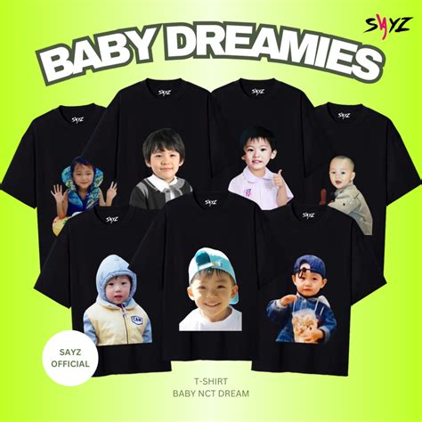 Jual Ready Kaos Baby Nct Dream Haechan Mark Jaemin Jeno Jisung