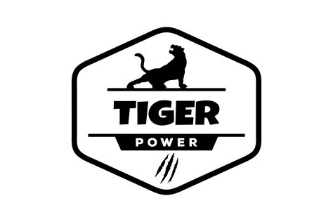 Black and White Logo - Tiger #26 Graphic by RANartLabs · Creative Fabrica