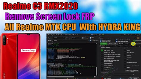 Realme C3 RMX2020 Remove Screen Lock Without Data Loss FRP All Realme