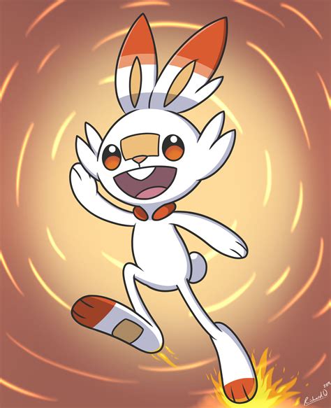 Scorbunny By Digitalrq On Deviantart