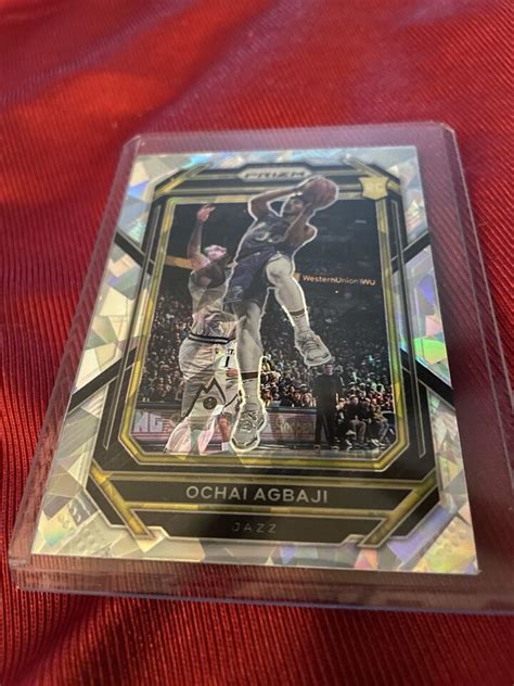 Panini Prizm Ice Prizm Ochai Agbaji Rc Ebay