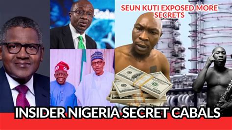 See How Seun Kuti Exposed More Secret Between Tinubu Dangote Emefiele