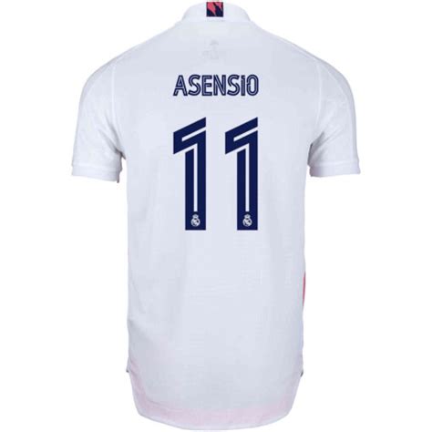 Marco Asensio Real Madrid Home Authentic Jersey Soccer Master