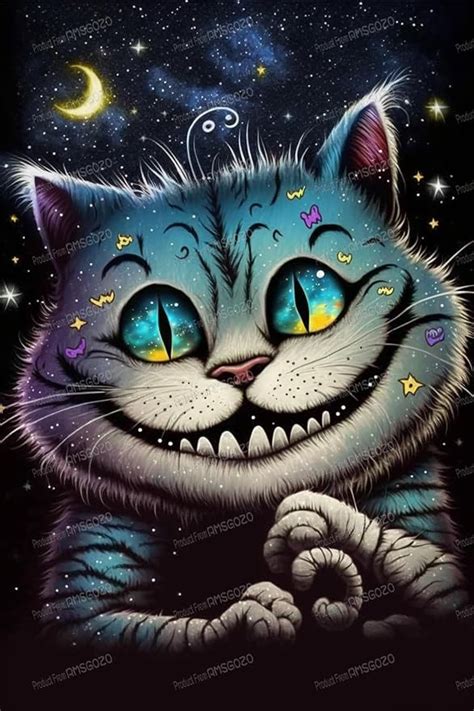 Amazon Rmsgozo Starry Cheshire Cat Diamond Painting Kits X