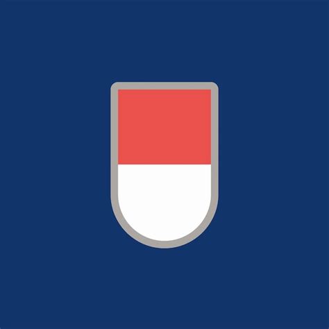 Premium Vector Illustration Of Monaco Flag Template