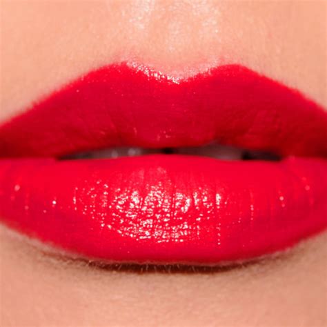 Bright Red Lipstick Swatches