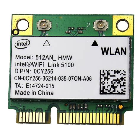 Original Intel Wifi Link An Hmw Dual Band M Half Size Mini