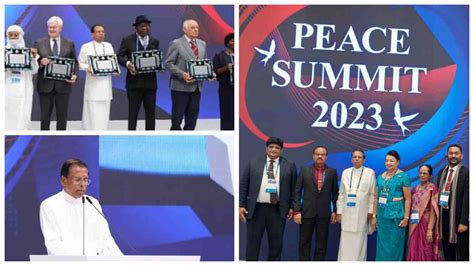 Maithri, Shiranthi attend "Peace Summit 2023" - Newswire