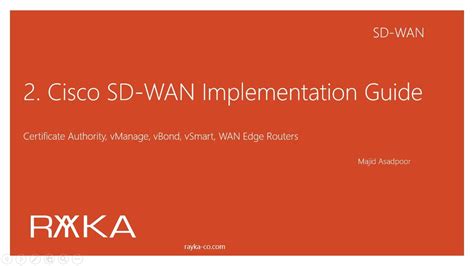 Cisco Sd Wan Implementation Guide Youtube