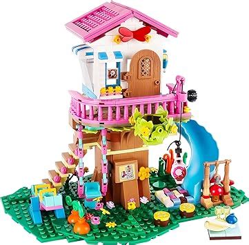 Amazon.com: Booyuer Tree House Building Toy - 660Pcs Treehouse Building ...