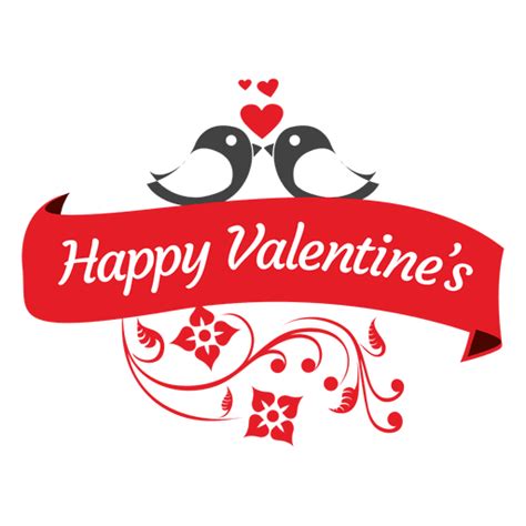 Happy Valentines Swirls Ribbon Png And Svg Design For T Shirts