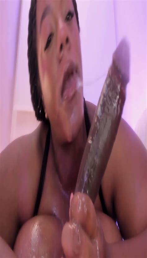 Ebony Bbw Dildo Bj