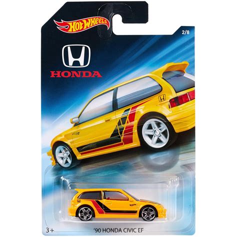 Hot Wheels Automotive Die Cast 1990 Honda Civic Ef Play Vehicle