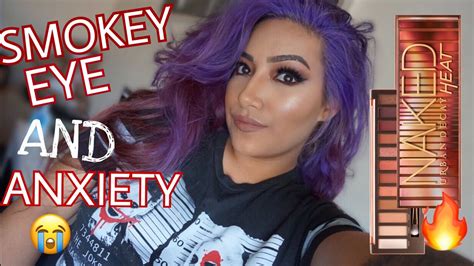 SMOKEY Tutorial Using NAKED URBAN DECAY HEAT PALETTE Chit Chat About