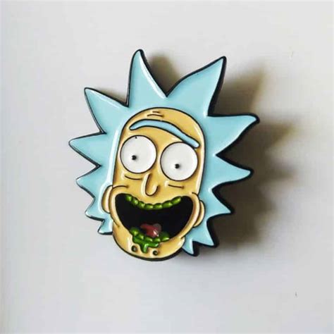 Pines Metalicos Rick Y Morty Rick 3 Ctms