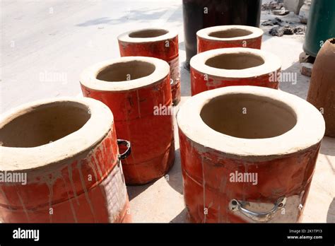 Tradtional Indian Diy Clay Oven Also Called Desi Mitti Ka Tandoor