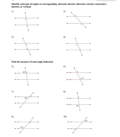 Solved Identify Each Pair Of Angles As Corresponding