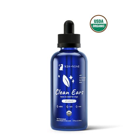 CLEAN EARS (Natural Dog Ear Cleaner & Odor Remover) – kin+kind ...